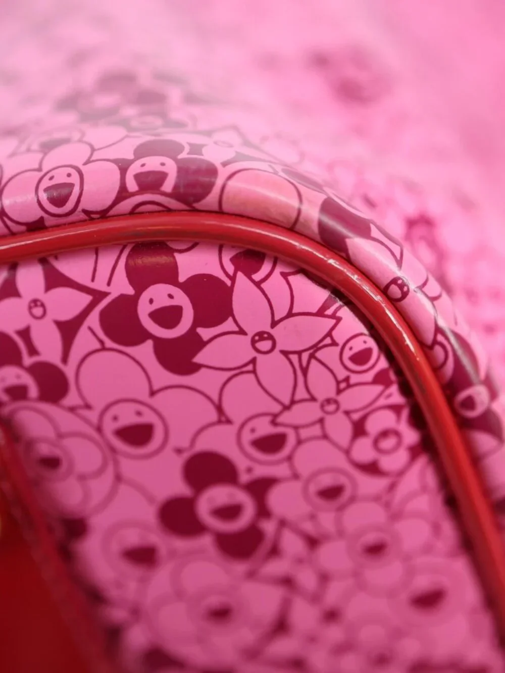 Louis Vuitton  Cosmic Blossom GM Shiny Leather Tote Bag Pink